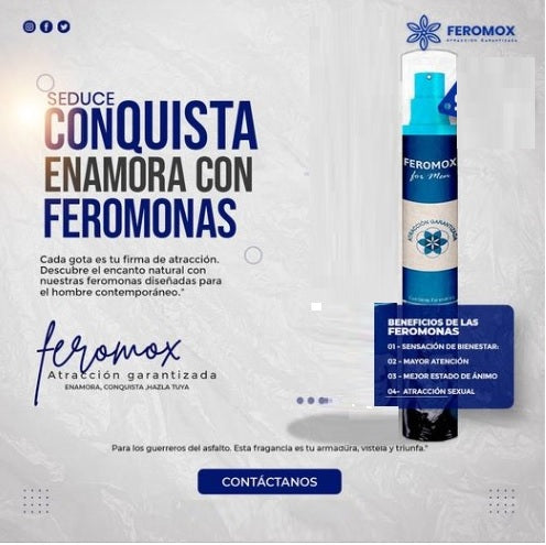 PERFUME CON FEROMONAS "FEROMOX"